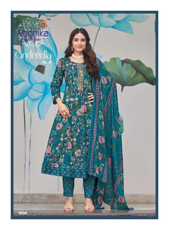 Radhika lifestyle cindrella vol 1 indian cotton kurtis