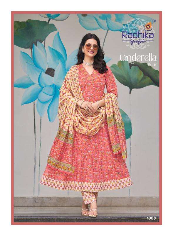 Radhika lifestyle cindrella vol 1 indian cotton kurtis