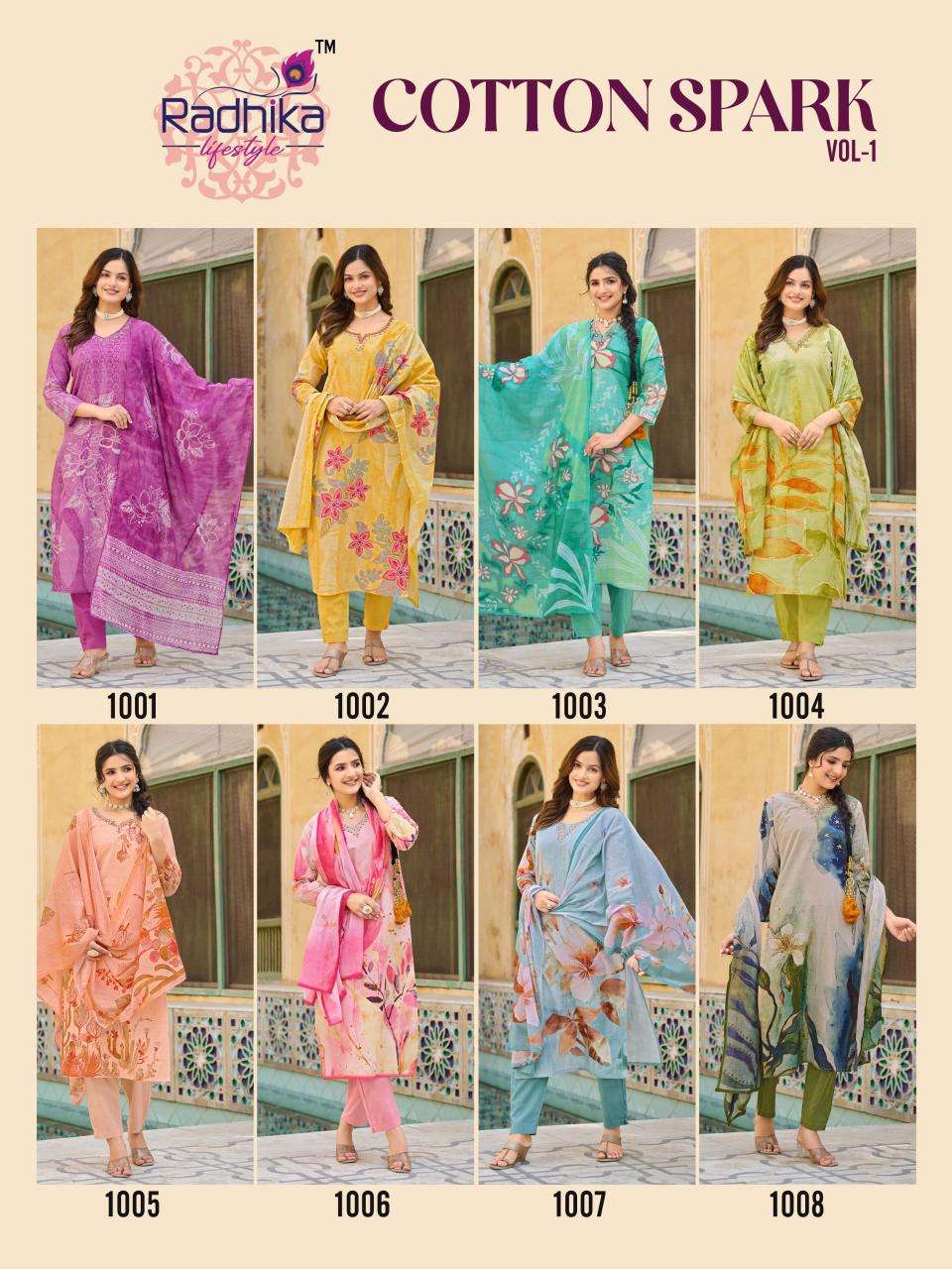 Radhika lifestyle cotton apark vol 1 Party wear Kurtis in Gujarat