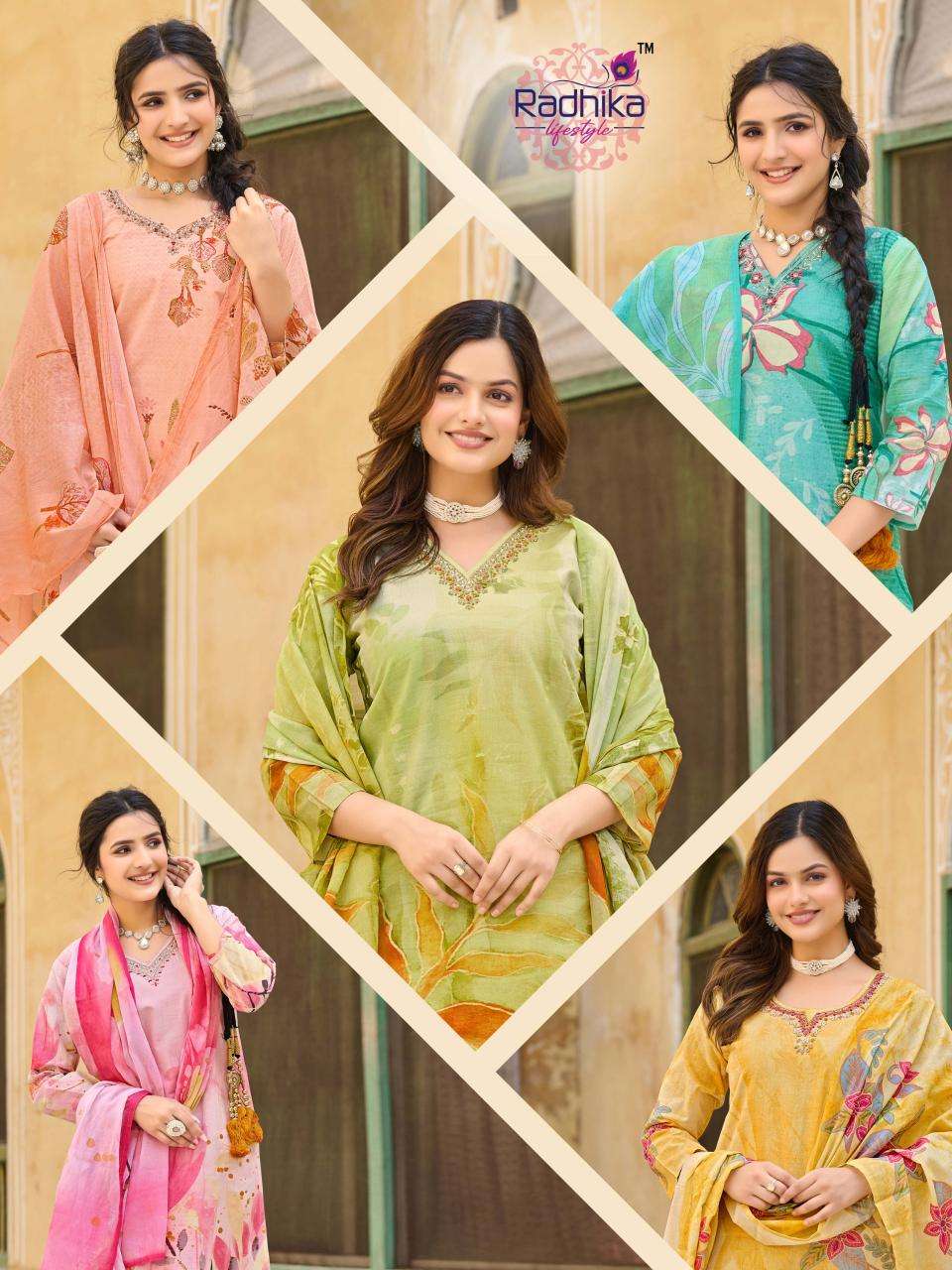 Radhika lifestyle cotton apark vol 1 Party wear Kurtis in Gujarat