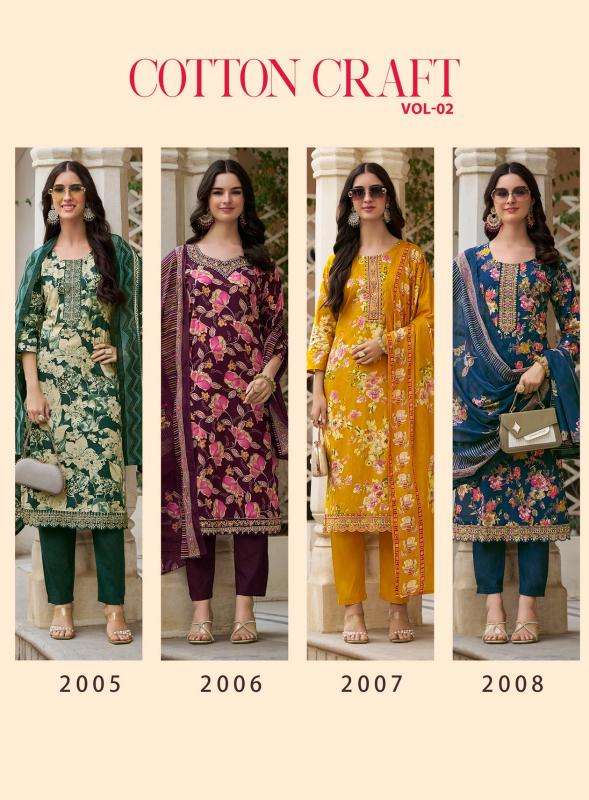 Radhika lifestyle cotton craft vol 2 Wholesale kurtis in Hyderabad
