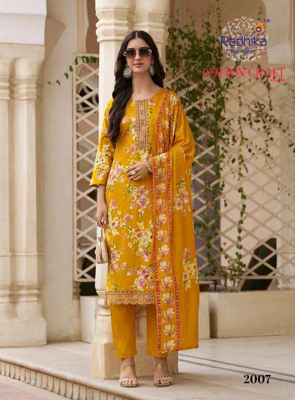 Radhika lifestyle cotton craft vol 2 Wholesale kurtis in Hyderabad