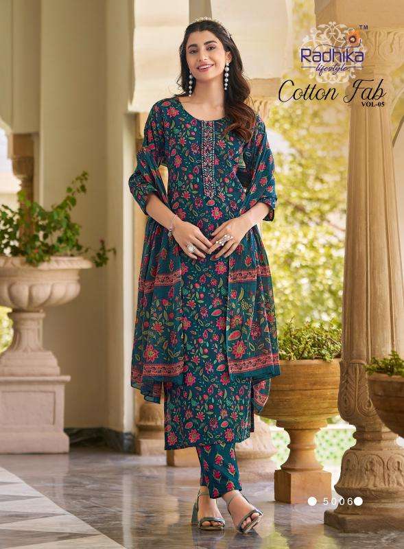 Radhika lifestyle cotton fab vol 5 Wholesale Kurti supplier in Bangalore