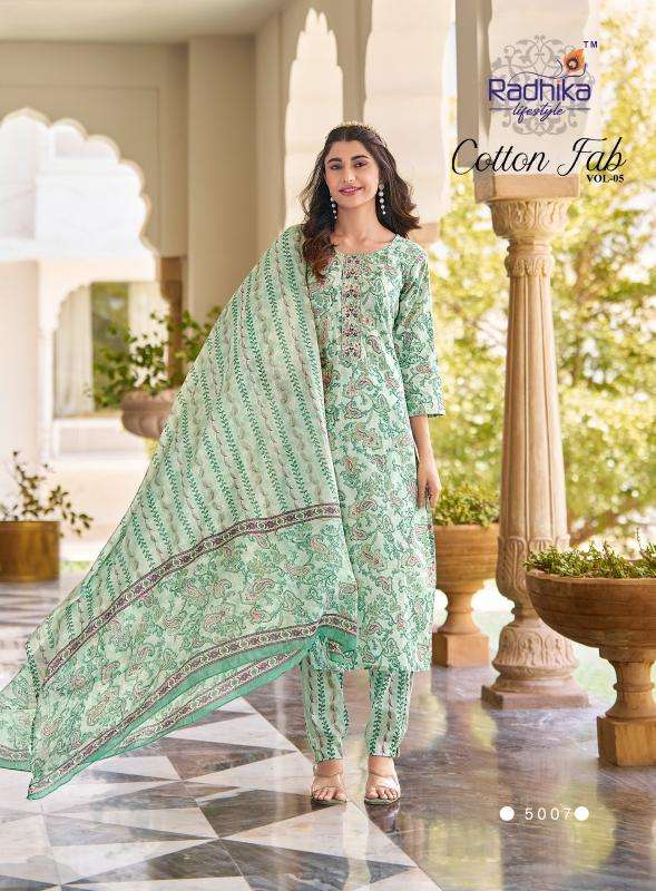 Radhika lifestyle cotton fab vol 5 Wholesale Kurti supplier in Bangalore