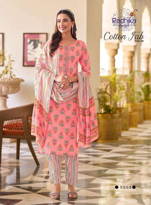 Radhika lifestyle cotton fab vol 5 Wholesale Kurti supplier in Bangalore