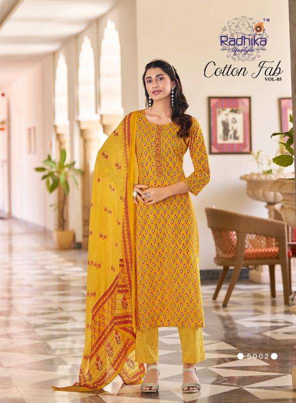 Radhika lifestyle cotton fab vol 5 Wholesale Kurti supplier in Bangalore