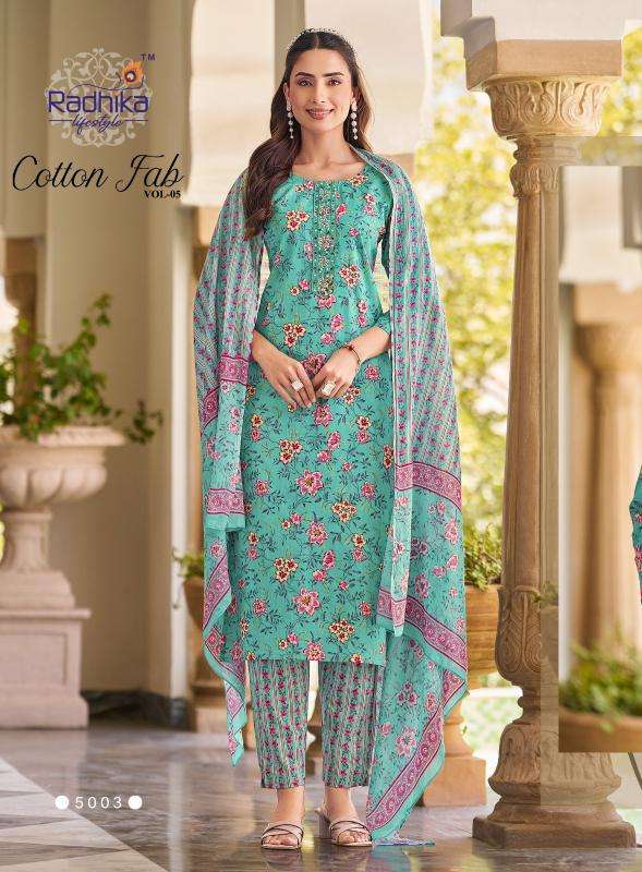 Radhika lifestyle cotton fab vol 5 Wholesale Kurti supplier in Bangalore