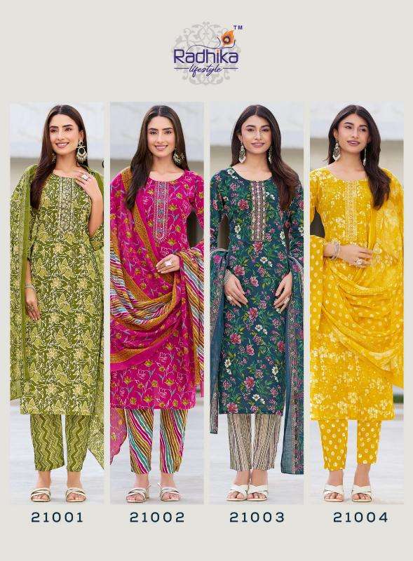 Radhika lifestyle cotton kudi vol 21 Ladies Kurtis in Ahmedabad
