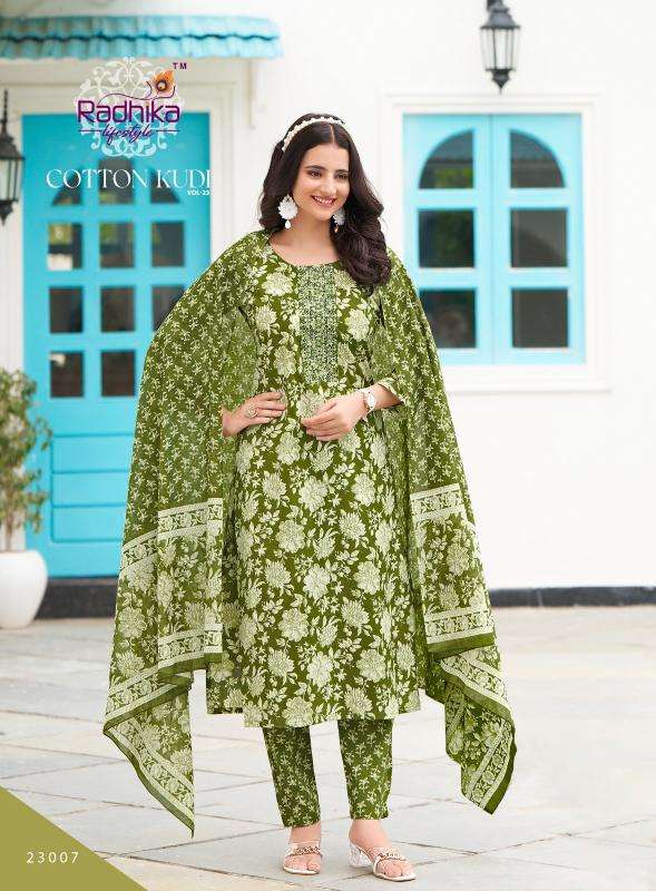 Radhika lifestyle cotton kudi vol 22 indian brand kurti