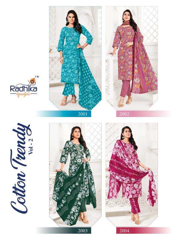 Radhika lifestyle cotton trendy vol 2 Wholesale kurtis in Surat