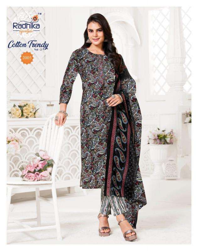Radhika lifestyle cotton trendy vol 2 Wholesale kurtis in Surat