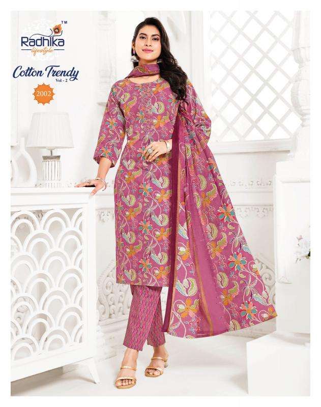 Radhika lifestyle cotton trendy vol 2 Wholesale kurtis in Surat