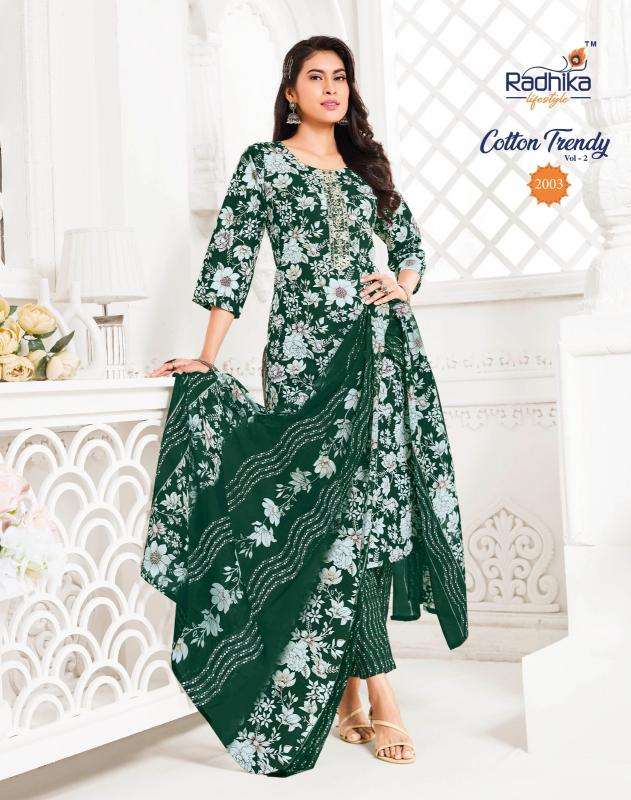 Radhika lifestyle cotton trendy vol 2 Wholesale kurtis in Surat