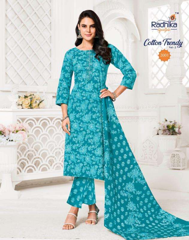 Radhika lifestyle cotton trendy vol 2 Wholesale kurtis in Surat