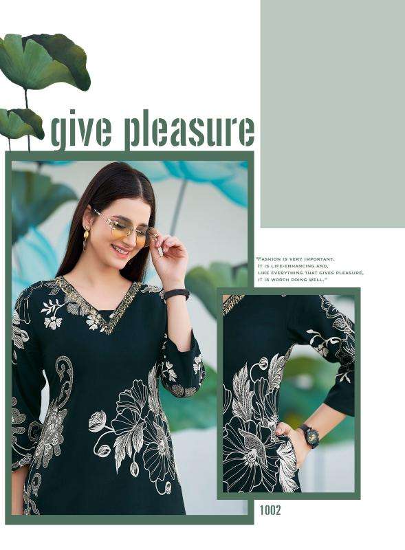 Radhika lifestyle zion vol 1 co ord set Kurti manufacturers in Mumbai