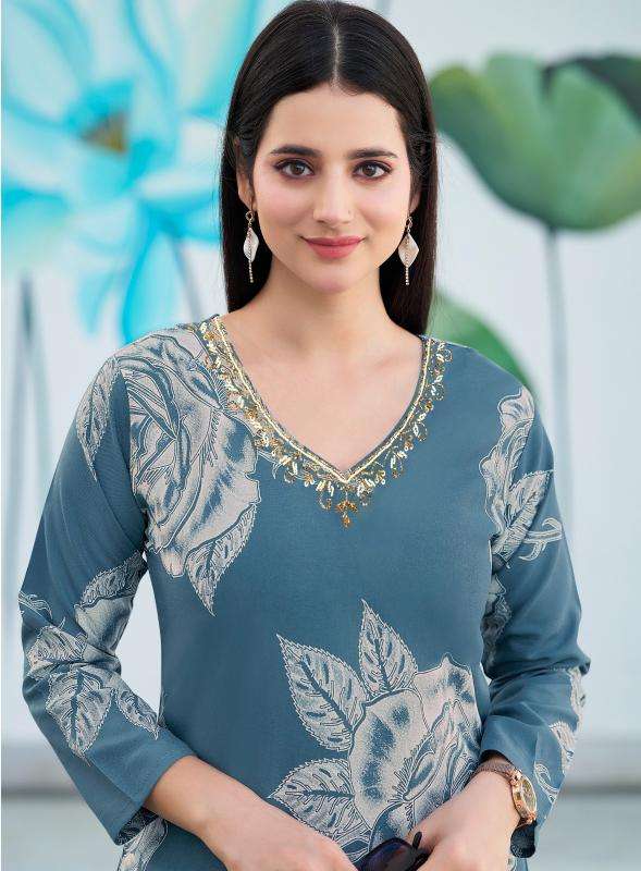 Radhika lifestyle zion vol 1 co ord set Kurti manufacturers in Mumbai