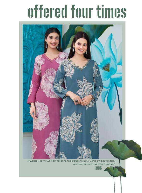 Radhika lifestyle zion vol 1 co ord set Kurti manufacturers in Mumbai