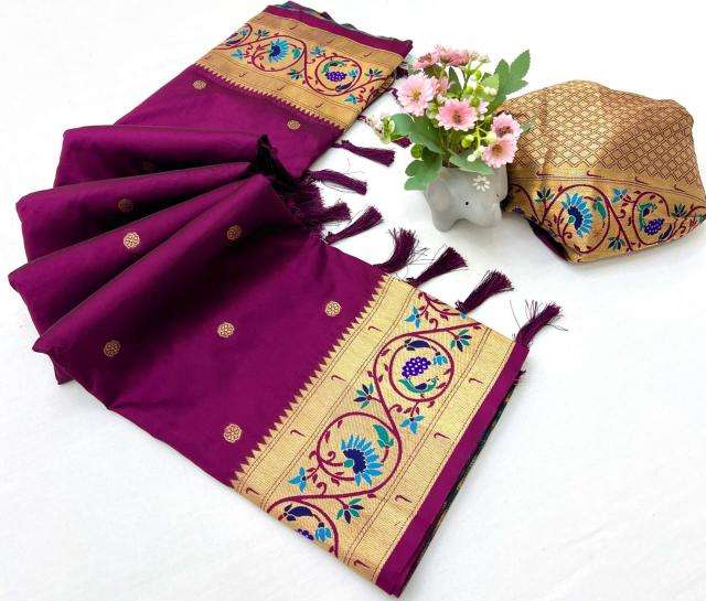 ragini-vol-7 peacock paithani Wholesale saree market in India