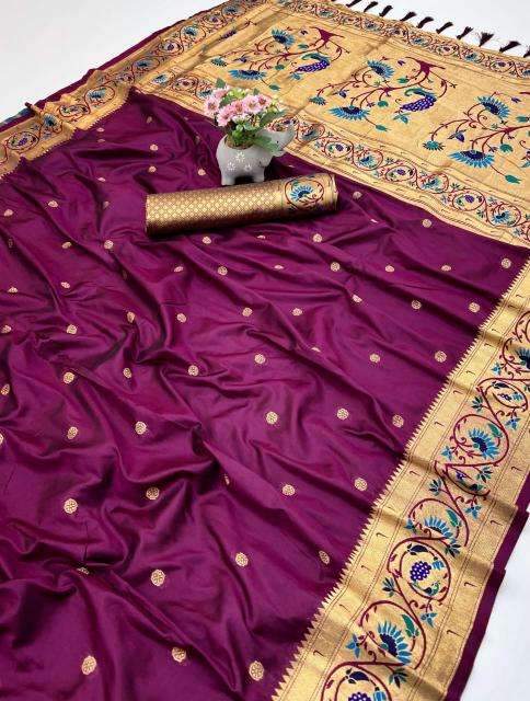 ragini-vol-7 peacock paithani Wholesale saree market in India