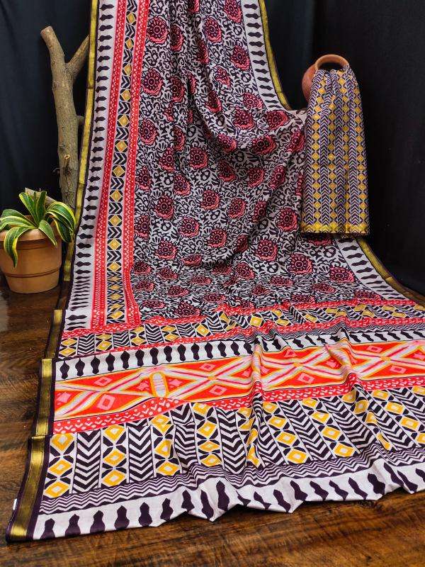 Rang sudha bagru block Surat saree suppliers