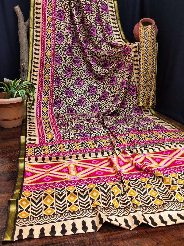 Rang sudha bagru block Surat saree suppliers