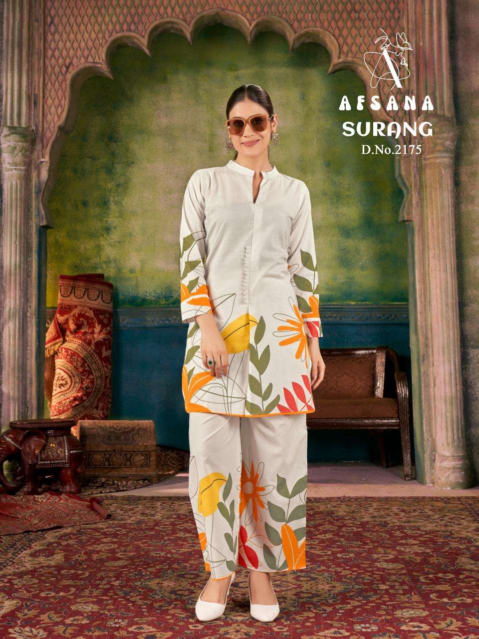 Rang surang premium cotton coord set Kurti wholesalers in Vadodara