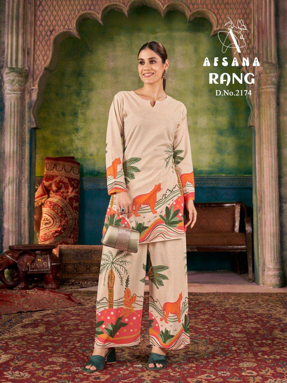 Rang surang pure cotton coord set  Cotton Kurti wholesalers in Vadodara
