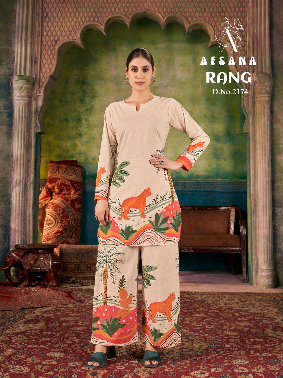 Rang surang pure cotton coord set  Cotton Kurti wholesalers in Vadodara