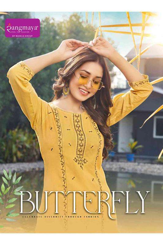 Rangmaya butterfly Wholesale Kurti dealer in India
