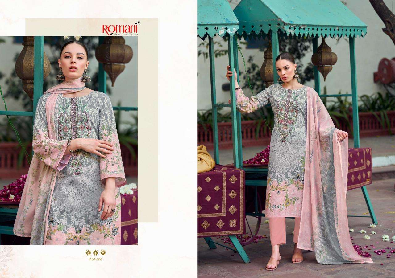 Romani needle wonder soft cotton Surat dress material online
