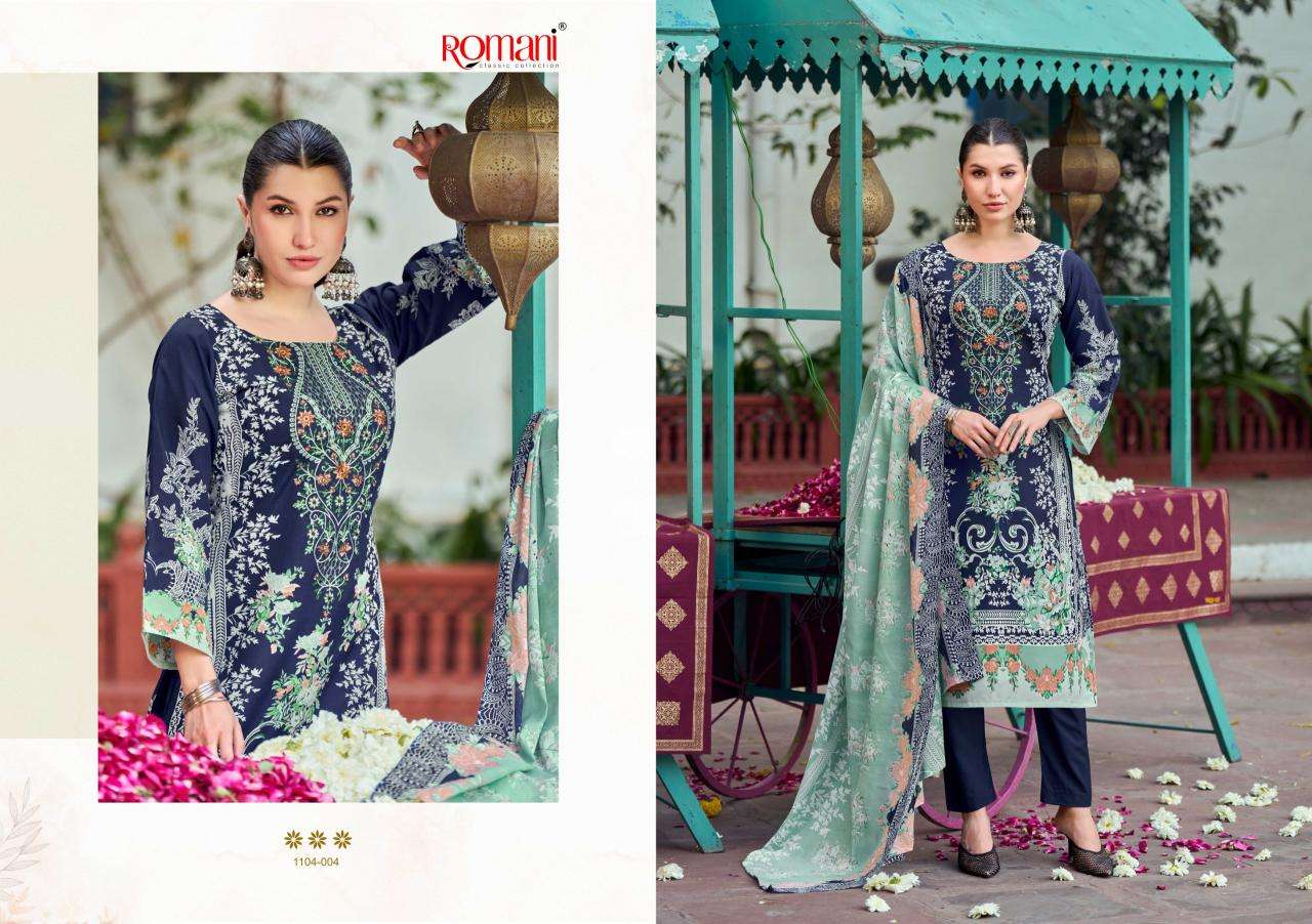 Romani needle wonder soft cotton Surat dress material online