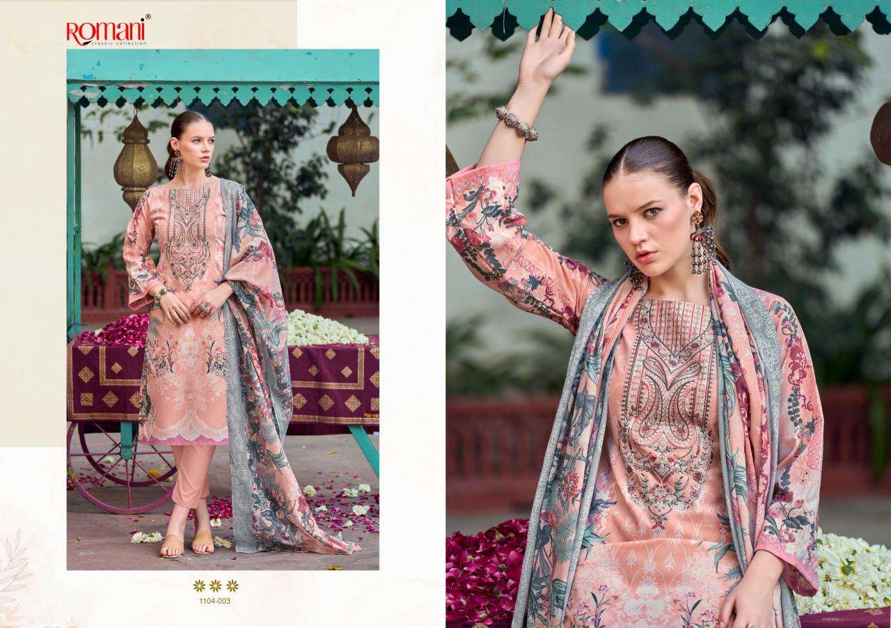 Romani needle wonder soft cotton Surat dress material online