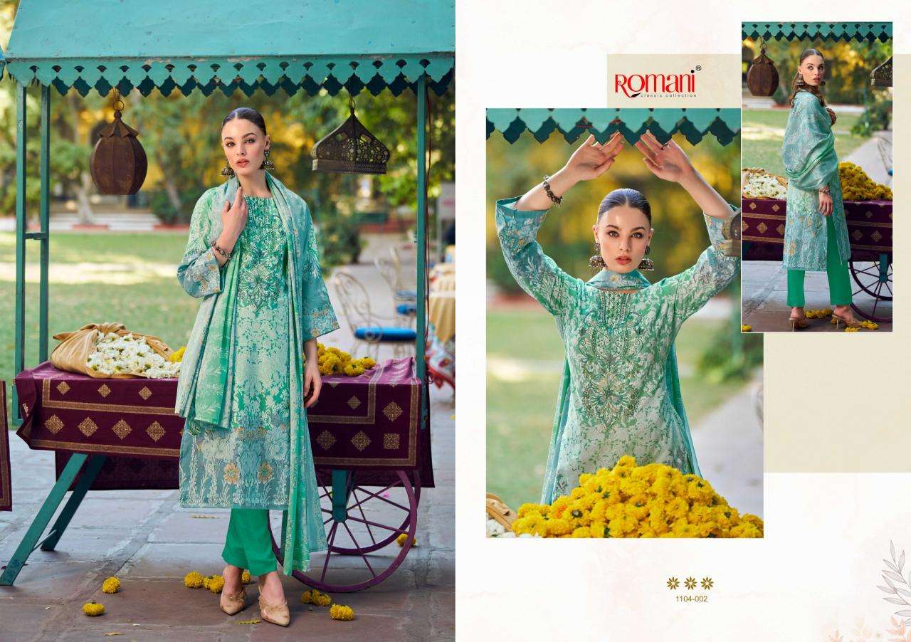 Romani needle wonder soft cotton Surat dress material online