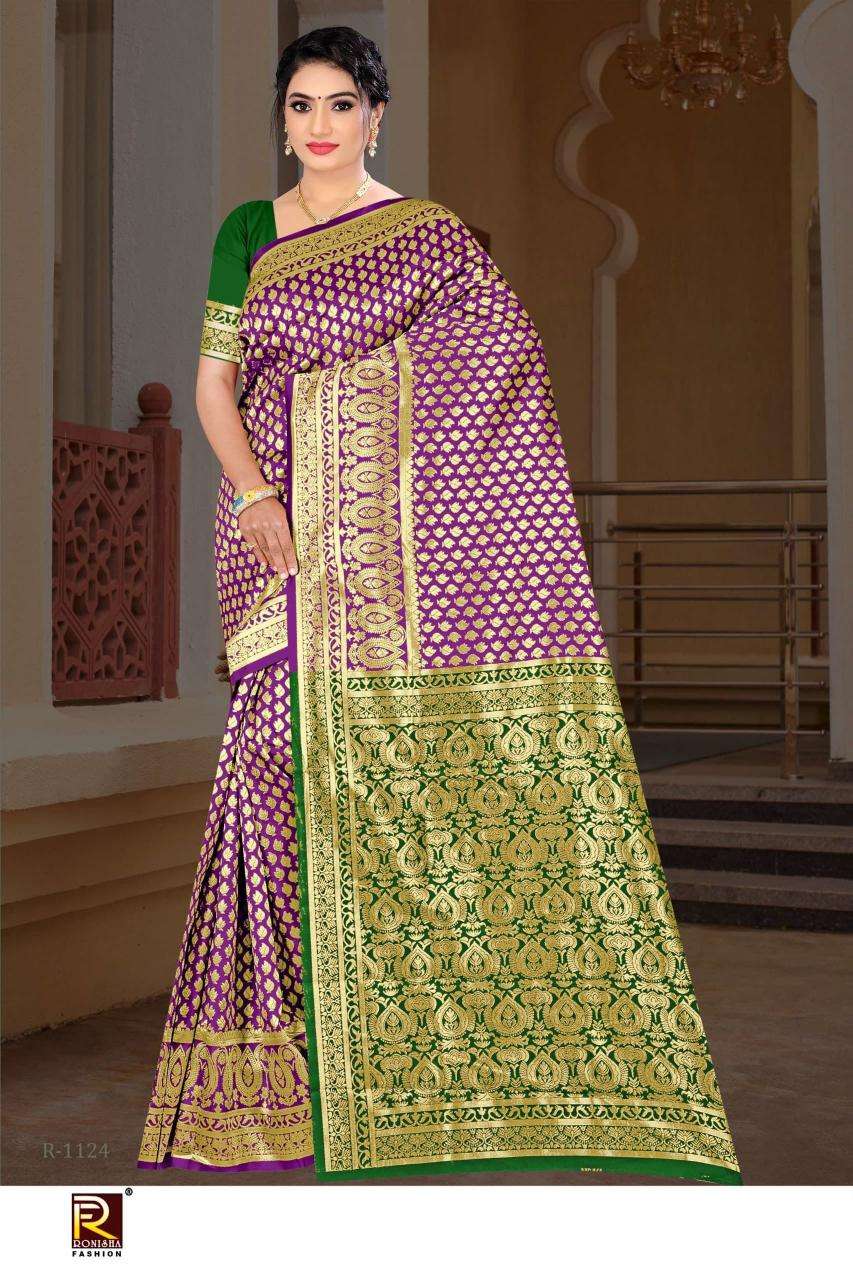 Ronisha fashion d.no-123 Designer saree supplier in Kolkata