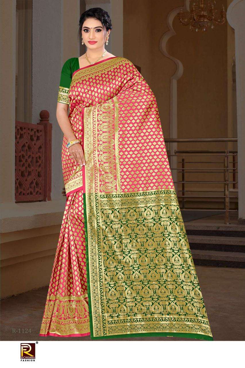 Ronisha fashion d.no-123 Designer saree supplier in Kolkata