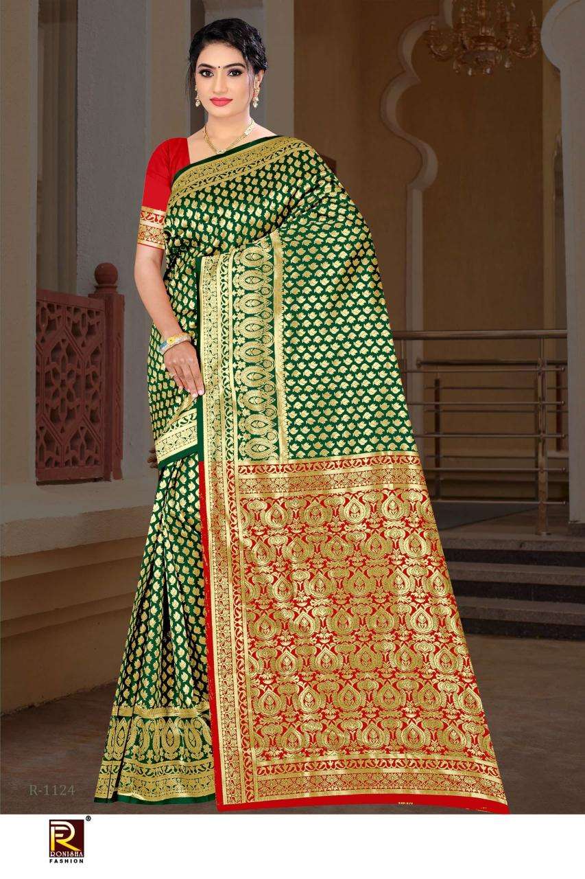 Ronisha fashion d.no-123 Designer saree supplier in Kolkata