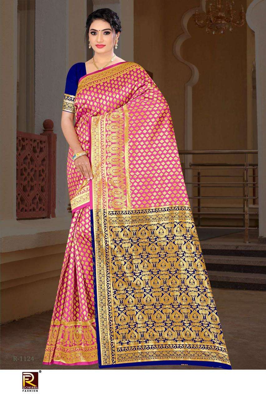 Ronisha fashion d.no-123 Designer saree supplier in Kolkata
