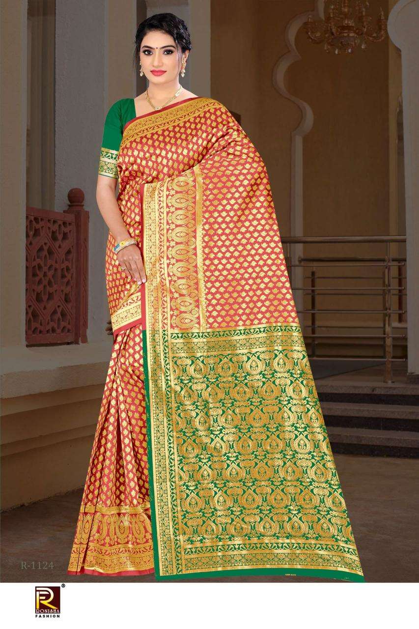 Ronisha fashion d.no-123 Designer saree supplier in Kolkata