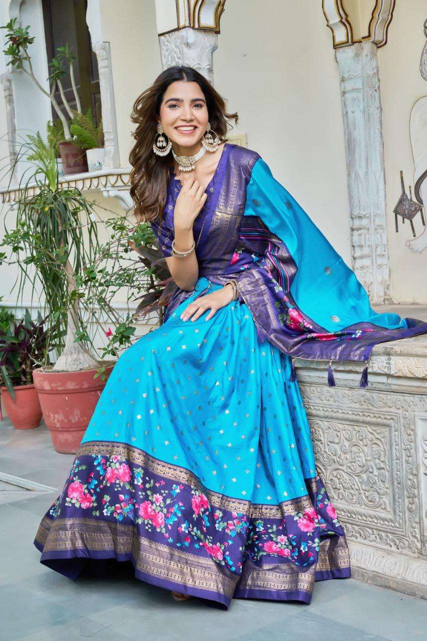 Rosebarry Dola Silk Wholesale lehengha choli in kolkata 