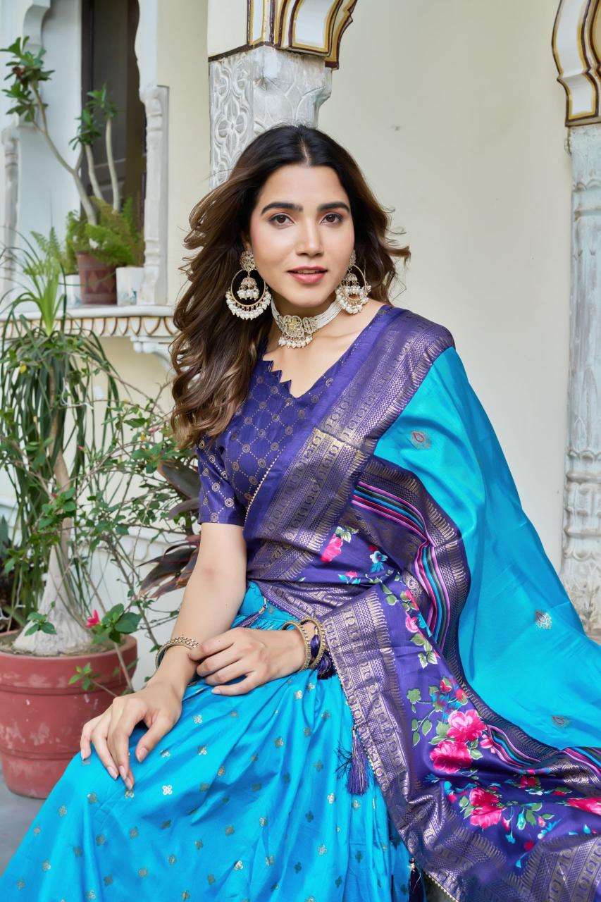 Rosebarry Dola Silk Wholesale lehengha choli in kolkata 