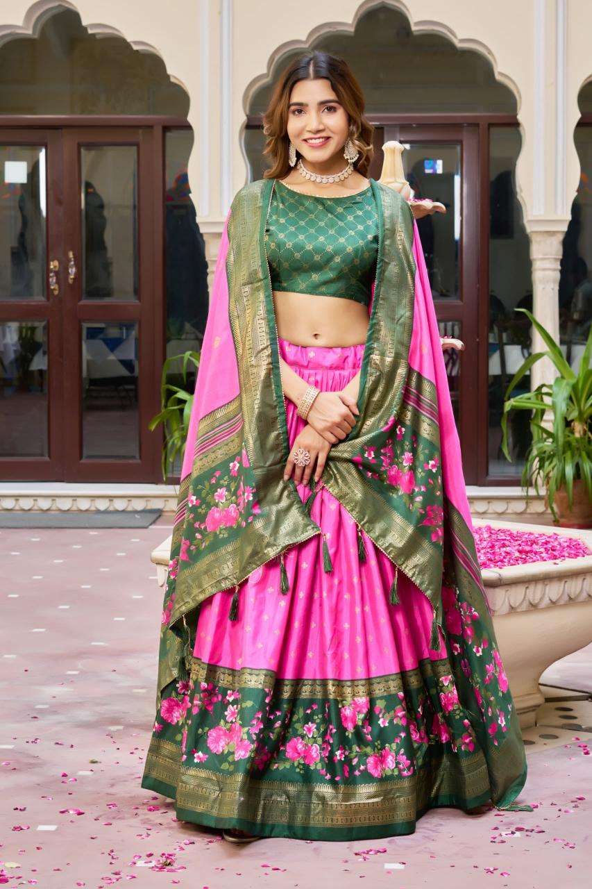 Rosebarry Dola Silk Wholesale lehengha choli in kolkata 