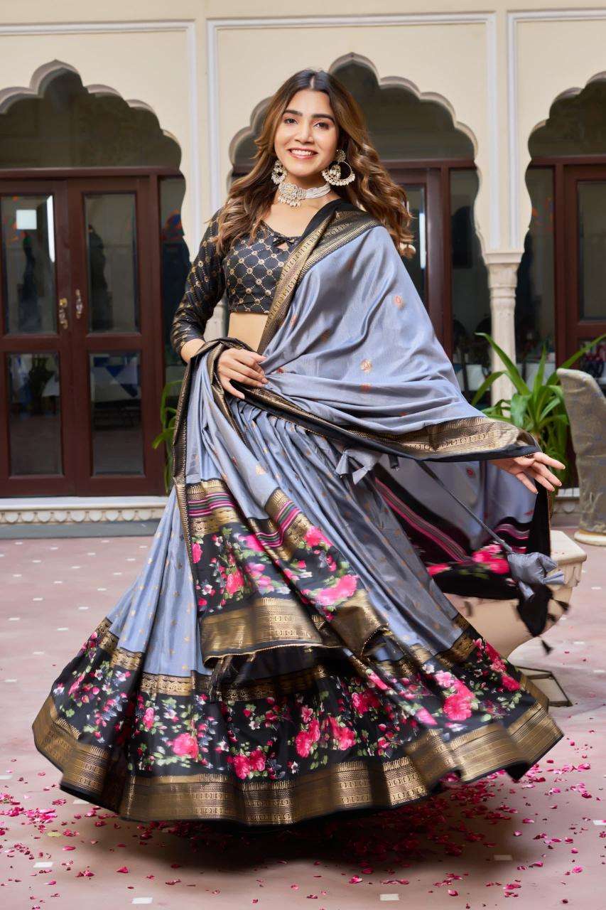 Rosebarry Dola Silk Wholesale lehengha choli in kolkata 