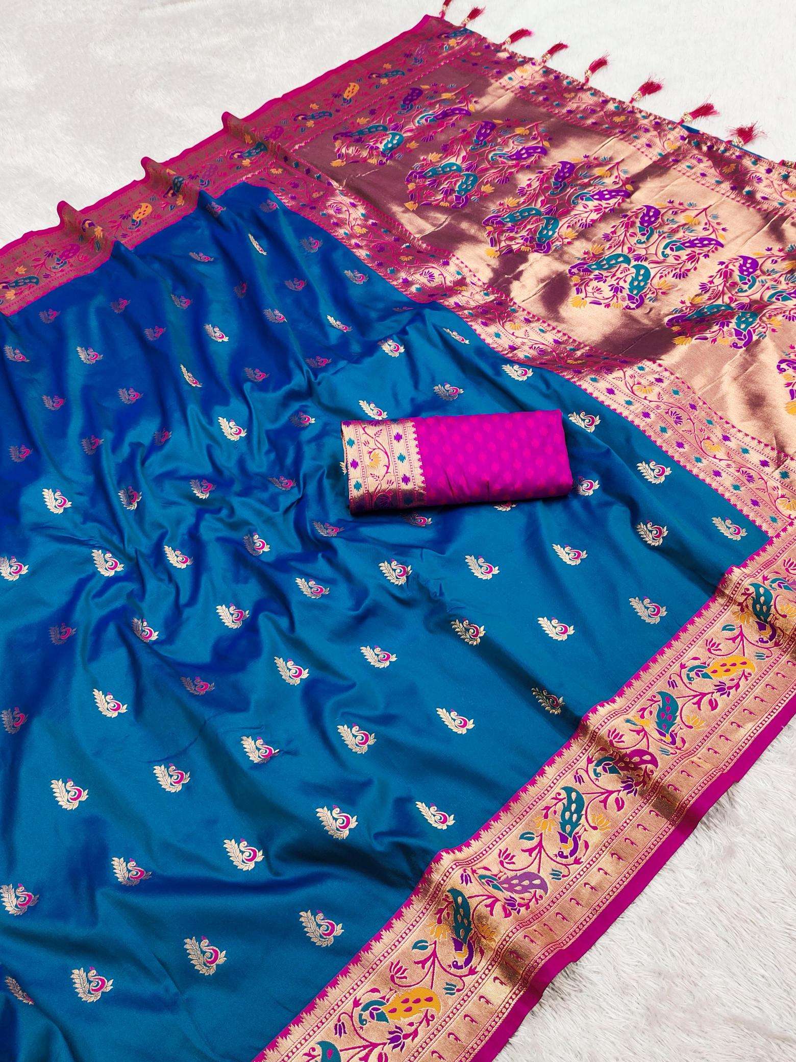 Royal paithani-1 Designer Sarees Wholesale Online