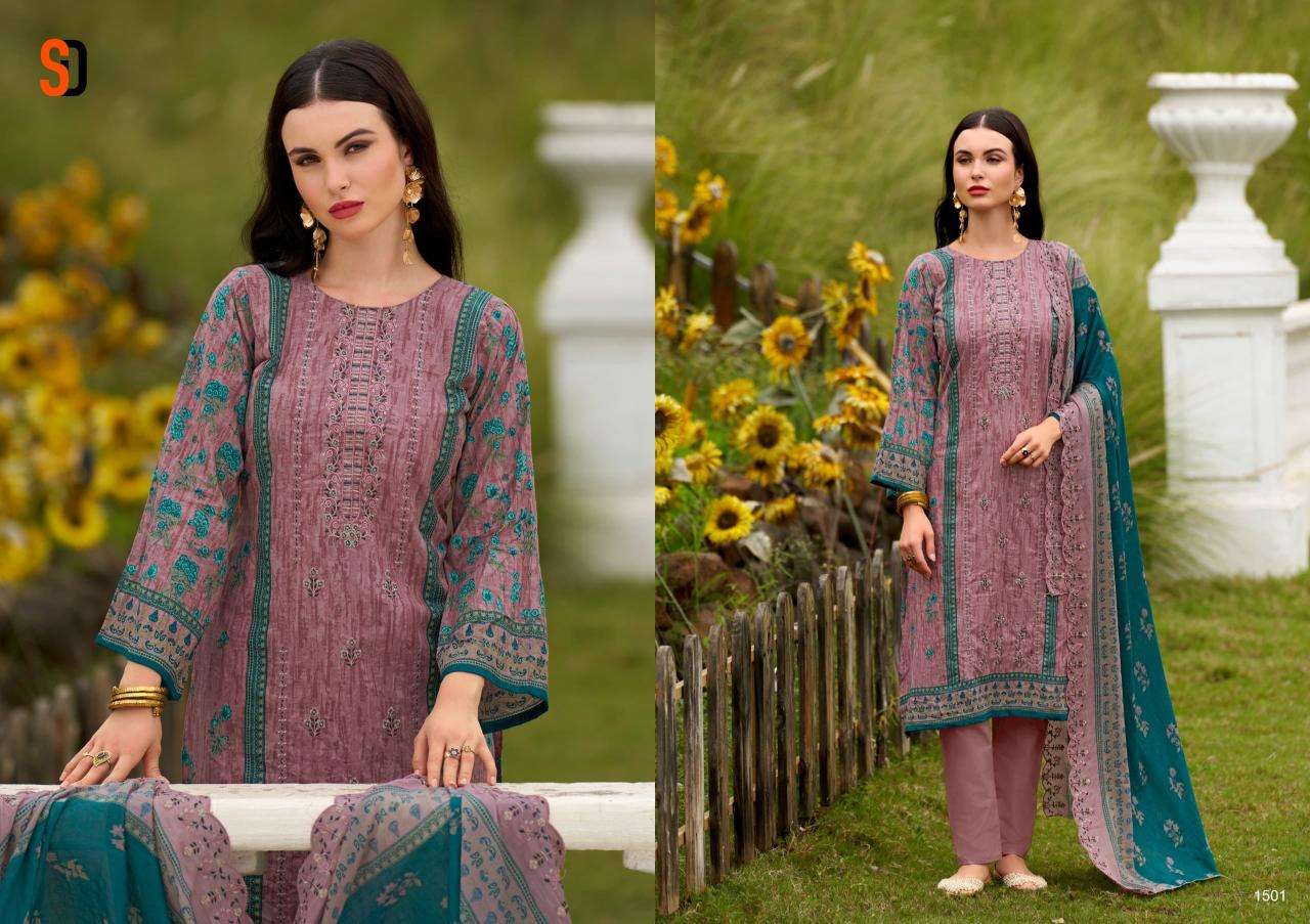 Sharadddha designer bin saeed vol 15 Bulk dress materials suppliers