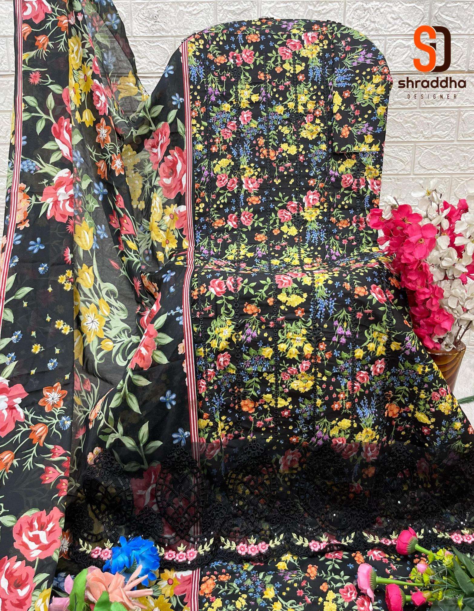Sharaddha designer maria b.vol 19 Wholesale dress material suppliers