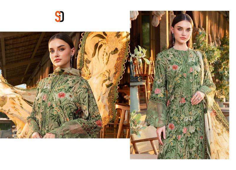 Sharaddha designer maria b.vol 19 Wholesale dress material suppliers