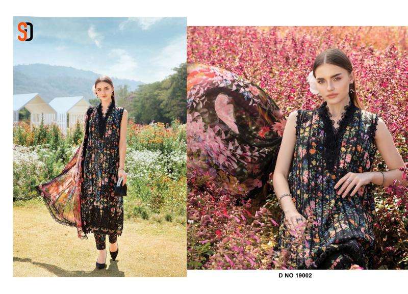 Sharaddha designer maria b.vol 19 Wholesale dress material suppliers