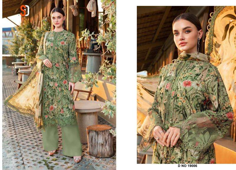 Sharaddha designer maria b.vol 19 Wholesale dress material suppliers