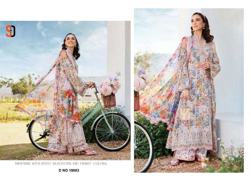 Sharaddha designer maria b.vol 19 Wholesale dress material suppliers