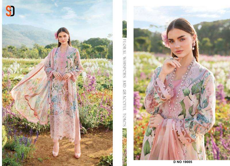 Sharaddha designer maria b.vol 19 Wholesale dress material suppliers